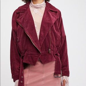 Free People Slouchy Dolman Moto Jacket